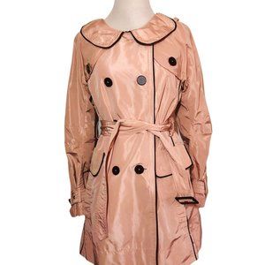 Light Pink Trench Coat with a Nice Sheen